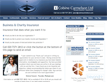 Tablet Screenshot of cobinecarmelson.com